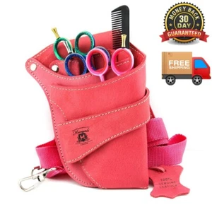 NEU ROSA FRISEURSCHERE UND KAMMHOLSTER TAILLENBEUTEL TASCHE - Bild 1 von 6
