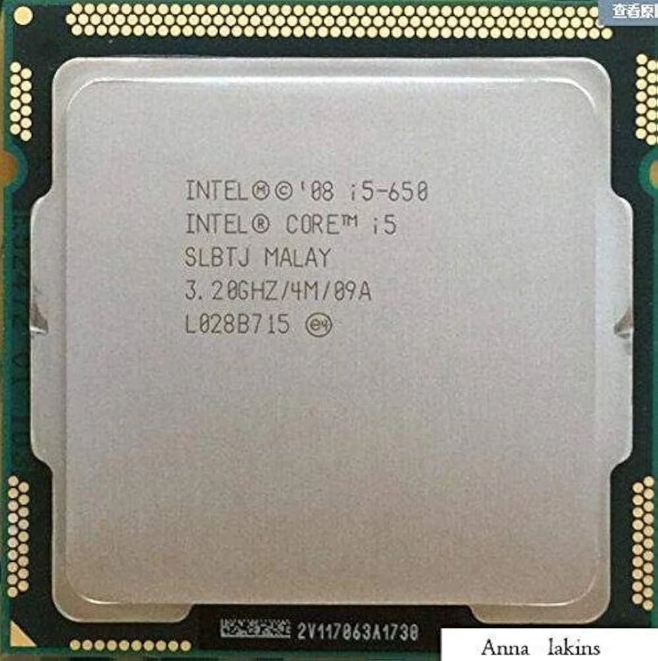 Intel Core i5-650 Processore i5 cpu Socket LGA1156  TESTATO - Immagine 1 di 1