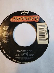 JOHN MELLENCAMP: Wild Night /Brothers (Live) 1994 Mercury VG+ F266 - Imagen 1 de 1