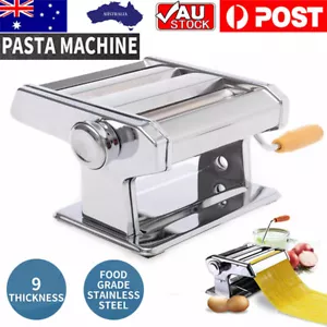 Noodle Maker Machine Cutter For Fresh Spaghetti Pasta 9 Thickness Settings - Picture 1 of 10