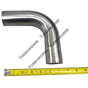 CXRacing 1.75" Mandrel Bend 90 Degree 304 Stainless Steel Pipe Tube Tubing - Picture 1 of 2