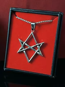 Esagramma unicursale goth punk occulto metafisico rituale pagano antico - Foto 1 di 7