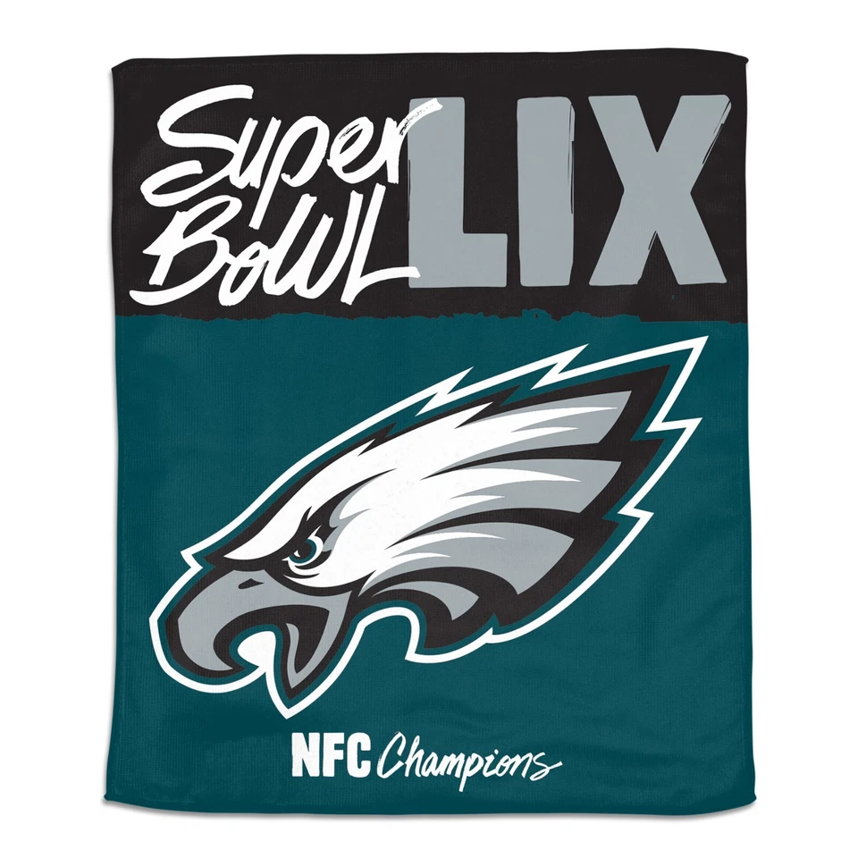 Super Bowl 59 LIX Philadelphia Eagles 15x18 Rally Towel NFC Champions - Image 1 of 1