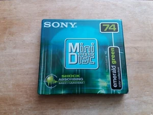 Sony Mini Disc MD 74 Eternal Green Shock Absorbing NEW - Photo 1/2