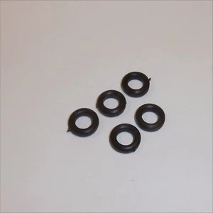Matchbox Lesney 1-75 72b Jeep Tires Set of 5 Black Tyres Pack #71 - Picture 1 of 4
