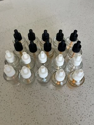 Bath & Body Works 20 Empty Wallflower Oil Diffuser Glass Bulbs Refill Crafts DIY - Image 1 of 2