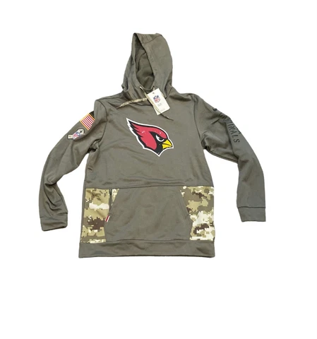 NWT NEW Arizona Cardinals Nike Men's Salute To Service Hoodie Sweatshirt Small Cover