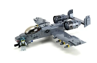 A-10 Warthog Thunderbolt Expert Air Force custom set made with REAL LEGO® bricks - Image 1 of 4