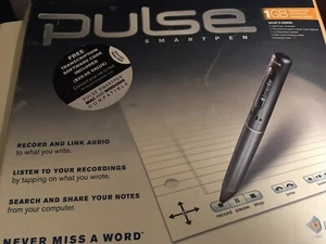 PULSE SMARTPEN by LIVESCRIBE 1GB, RECORD & LINK AUDIO TO WHAT YOU WRITE, NEW - Picture 1 of 9