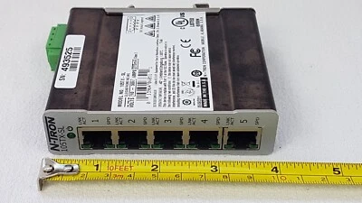 N-Tron 105TX-SL 5-port Ethernet Switch - 10-30VDC 215mA - Used - Image 1 of 4