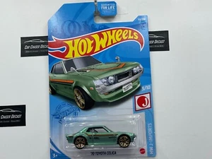 Hot Wheels | TOYOTA CELICA '70 1970| 2021 J-Imports (met. grün, chrom gold J5) - Bild 1 von 9