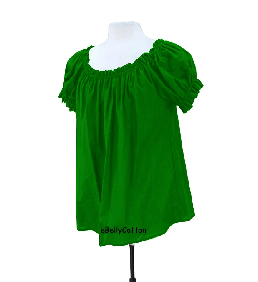 Blusa Chemise Algodón Gasa Campesina Camisa Renacimiento Disfraz Halloween Medieval Foto 1 de 1