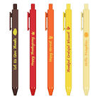 5xAutumn Thanksgiving Pen Set Black Ink Writing Pen Retractable Gel Pen