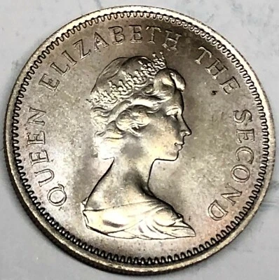 # C8670 BAILIWICK de moneda Jersey, cinco peniques 1968 sin circular Foto 1 de 2