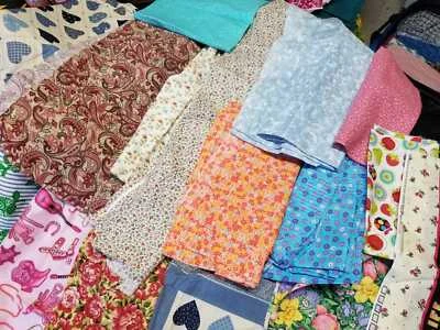 Grab Bag Vintage And New Quilting Cotton Fabric Moda Many Designers - Half Pound - Image 1 of 4