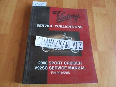 2000 Victory Motorcycle Sport Cruiser V92C Service Manual - Imagem 1 de 3