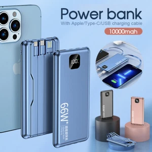 4IN1 Power Bank Mini USB Pack Battery Charger Portable For Mobile Phone - Picture 1 of 15