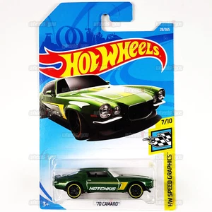 Hot Wheels - 70 CAMARO #28 green Hotchkis - HW Speed Graphics- 1:64 Mattel FJW47 - Picture 1 of 2
