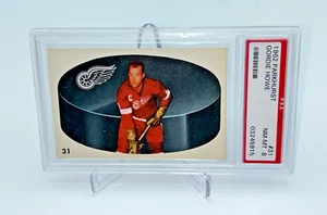 1962 Parkhurst Gordie Howe #31 PSA 8 Red Wings - Picture 1 of 2
