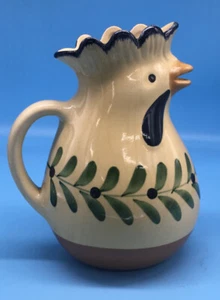 Jarra gallo pollo cerámica pintada a mano vintage hecha en Italia pizzato - Imagen 1 de 9