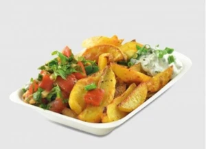 Bagasse Chip Food Tray | Compostable | Biodegradable | Plastic Free | 5x7'' - Picture 1 of 10