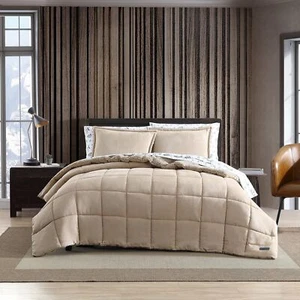 Eddie Bauer - King Comforter Set, Reversible Sherpa Bedding with Matching Sha... - Picture 1 of 8