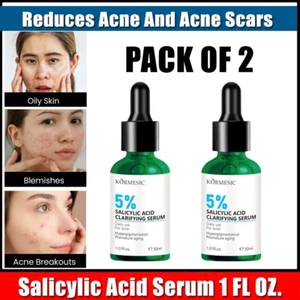 Salicylic Acid 5% Exfoliating Blemish Solution 1 oz Anti-Acne Serum - Picture 1 of 9