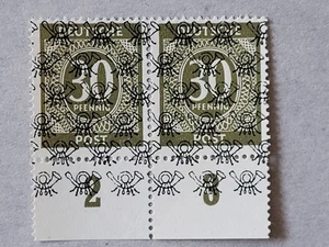 Allied Occupation Bizone 1948 30pf Definitive - Mi 63I - MNH Pair  (**)  - Picture 1 of 2