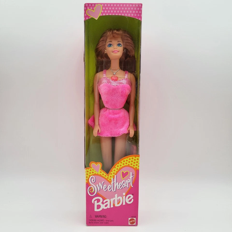 Muñeca Barbie vintage 1997 novia Barbie #18700 morena de San Valentín Mattel Foto 1 de 4