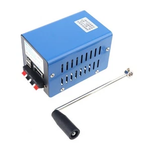 20W Manual Hand Crank Generator Outdoor Portable Emergency Power Supply - Photo 1 sur 8