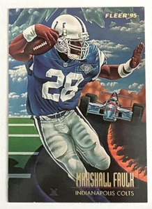 1995 Fleer Pro Vision Illustration Football Marshall Faulk #5 gebraucht - Bild 1 von 1