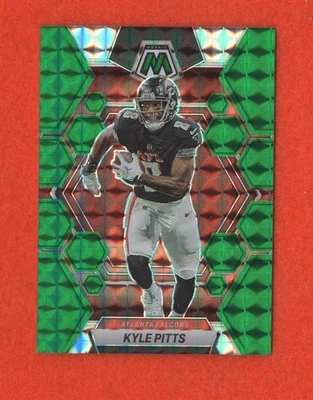 2023 Mosaic Kyle Pitts GREEN PRIZM Card #9            FREE SHIPPING - Image 1 of 2