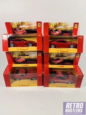 4x Shell V-Power - Ferrari Modellauto 1:38 - NEU - Bild 1 von 4