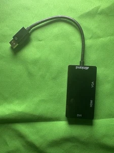 Inland - 3 In 1 Displayport DP Male To HDMI/DVI/VGA Female Adapter - Picture 1 of 4