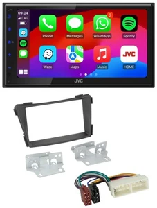 JVC Bluetooth 2DIN MP3 DAB USB Autoradio für Hyundai i40 Typ VF ab 2016 schwarz - Bild 1 von 9