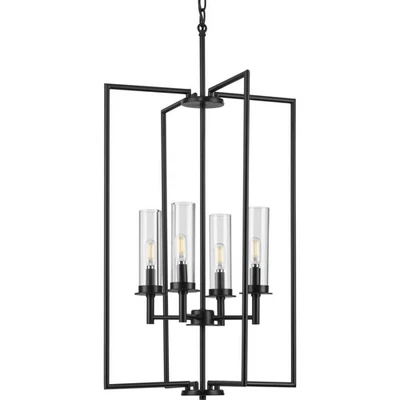 Progress Lighting P500315 Kellwyn 4 Light 18"W Mini Chandelier - Black - Image 1 of 4