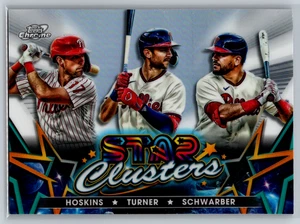 Hoskins/Turner/Schwarber 2023 Topps Cosmic Chrome Star Clusters SC-12 Phillies - Bild 1 von 2