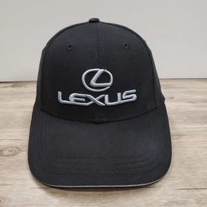 Lexus Hat Cap Strap Back Black Embroidered Baseball Cotton Mens Automotive Car - Picture 1 of 7