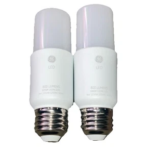2/Pack ~ Reveal LED 5000k Bright Stik Light Bulb 9 Watt 800 Lumens Non dimmable - Picture 1 of 4