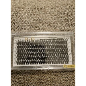 Lash Clusters 16mm Lash Lashes Extensions Individual Lashes Cluster (B17,C-16mm) - Picture 1 of 3