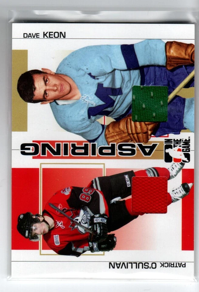 2005-06 ITG Heroes and Prospects #ASP3 Dave Keon/Patrick O'Sullivan *#/50 - Image 1 of 1