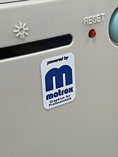 Matrox Graphics Millennium Computer Pentium Etui Abzeichen FLACH Aufkleber Retro ISA PC