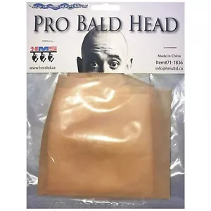 Parrucca super liscia berretto calvo beige testa calva pelle naturale Go senza peli taglia unica - Foto 1 di 1
