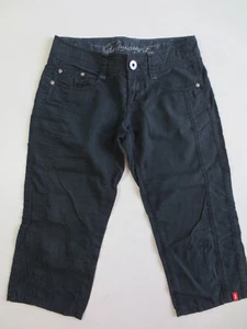 Pantalones de ocio de verano EDC ESPRIT Bermuda PLAY 34 negro lino algodón/S28 - Imagen 1 de 4