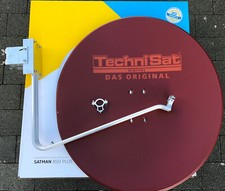 TechniSat Satman 850 mit SCR-LNB Einkabel-LNB Unicable Full-HD 4k UHD rot neu