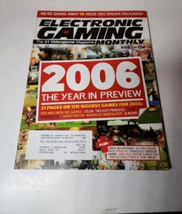 Electronic Gaming Monthly Magazine January 2006 #199 Year In Review With Inserts - Bild 1 von 5