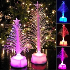 5pcs LED Color Changing Christmas Tree Night Light Decor Home Table Merry Party - Picture 1 of 11