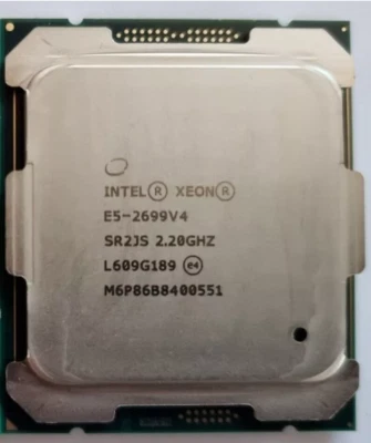 Intel Xeon E5-2699 V4 2.20GHz 55M 22-CORES LGA2011-3 Server 145W SR2JS 3.60 GHz - Image 1 of 2