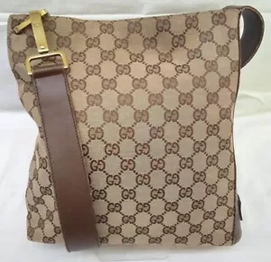 Gucci Shoulder Bag Gg Canvas JAPAN - Picture 1 of 19