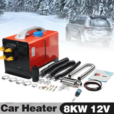Calentador de aire diésel 8KW 12V para automóvil control remoto estacionamiento camión barco RV calentador silencioso Foto 1 de 4